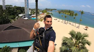 Sentosa Island Singapore Mega Zip Line