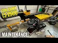 Cub Cadet LS 25CC Wood Splitter Maintenance Hydraulic Engine Oil Change