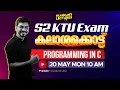 S2 Programming in C KTU B Tech 2024 Exam Franklin s lectures 2019 Scheme