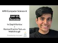 APCS Unit 10 Recursion In-Depth Review and Practice Test AP Computer Science A