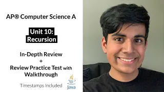 APCS Unit 10 Recursion In-Depth Review and Practice Test AP Computer Science A
