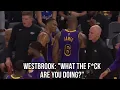 FULL CAPTIONS Russell Westbrook Gets HEATED With LeBron James After Bad Play