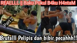 awalnya didorong dan dimaki brutalll baku pukul boxer v binaragawan