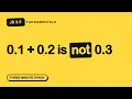Never Store Money as a Decimal JS Fundamentals 3 5 Three Minute Stack
