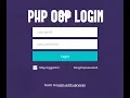 LOGIN PHP OOP WITH CLASSES