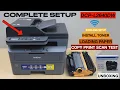 Brother DCP-L2640dw Setup Install Toner WiFi Setup Copy Print Scan Test
