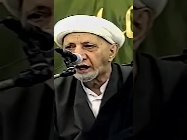⁣صلَّتْ على جسمِ الحسينِ سُيوفُهم ** فغدا لساجدةِ الظُبى محرابا - الشيخ أحمد الوائلي