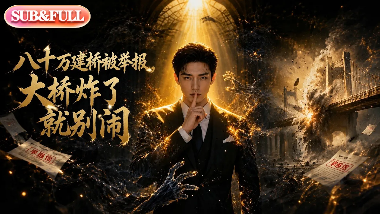 【全集FULL】《八十万建桥被举报，大桥炸了就别闹》| AI短剧 | ENG SUB #薄荷听书 #cdrama #latest #热门短剧 #都市 #重生 #逆袭 #现代 #甜宠 poster