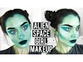 Alien Space Girl Halloween Makeup Tutorial - Cute Easy KatesBeautyStation