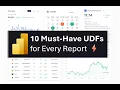 Power BI s New User Defined Functions 10 Must-Have You ll Use in Every Report