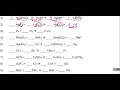 Balancing Equations Worksheet Tutorial 1-3