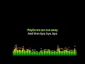 Younotus & Michael Schulte – Bye Bye Bye Official Lyrics