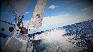 FROM GALES TO FULL SAIL // DRYING CLOTHES/ SOLO NONSTOP ATLANTIC OCEAN PASSAGE // CONTESSA 26