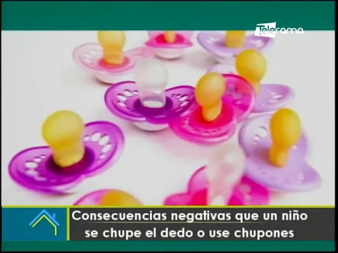 Consecuencias negativas que un niño se chupe el dedo o use chupones
