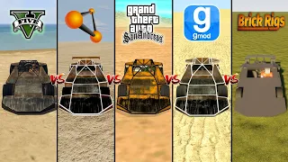 GTA 5 RAMP BUGGY CAR VS BEAMNG VS GTA SA VS GARRYS MOD VS BRICK RIGS - WHICH IS BEST?