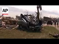 Wisconsin tornado flips over cars damages homes and knocks out power