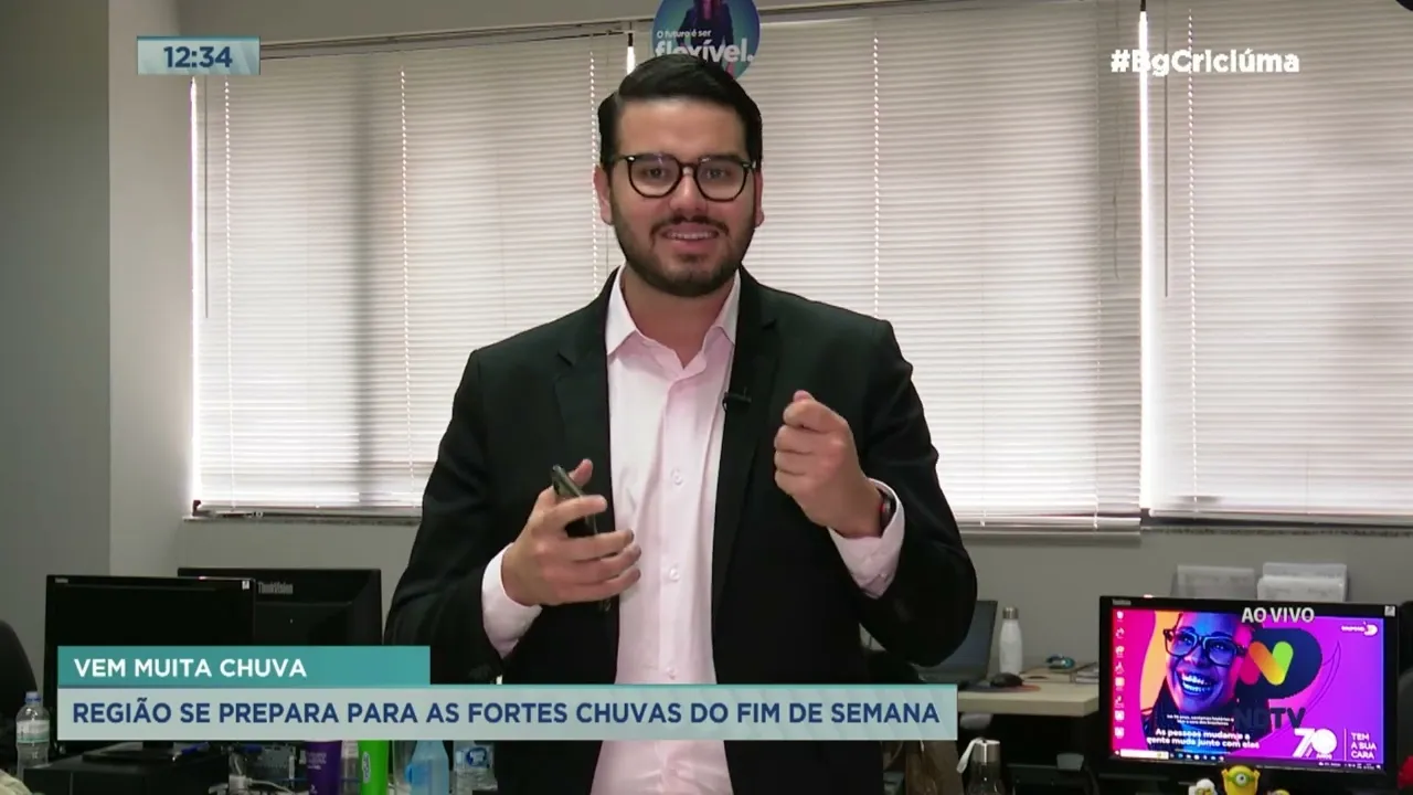 Alerta de chuva: região se prepara para as fortes chuvas previstas no final de semana