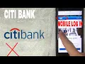 How To Register Log In Find Password Account CITI Bank Mobile Website