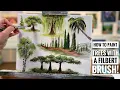 Lagu HOW TO PAINT TREES WITH A FILBERT BRUSH! Painting Tutorial