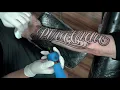 Lettering Tattoo Timelapse