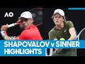 Download Lagu Denis Shapovalov vs Jannik Sinner Match Highlights (1R) | Australian Open 2021