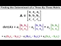 Evaluating the Determinant of a Matrix