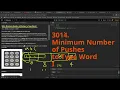 Leetcode EASY Problem 3014 Minimum Number of Pushes to Type Word I DevOps Python Practice