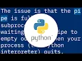 Python s Popen cleanup