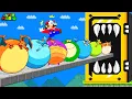 Lagu Mario chasing Pokeballs in Super Mario Bros: New Super Marble Race Team!