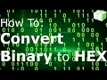 TUTORIAL - Convert Binary to Hexadecimal Conversion Programming PLC PC How To Decimal Binary Hex