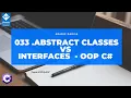 033 Abstract classes vs Interfaces - Object Oriented Programming in C in DARIJA ARABIC