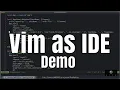 Vim as IDE Demo
