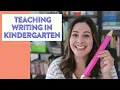 How to Teach Writing in Kindergarten 3 big ideas for teaching writing in kindergarten