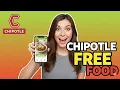 How to get all orders free on chipotle 2026