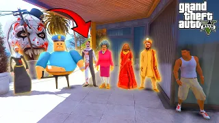 Franklin Playing Chupan Chupai With Serbian Dancing Lady & Barry Persion and Scary Teacher 3D Army