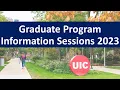 Graduate Program Info Sessions 2023