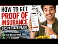 How to get proof of insurance from State Farm