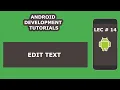 Edittext in Android Studio 14 Android Development Tutorial for Beginners