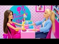 Download Lagu Barbie \u0026 L.O.L. Doll Spa Day! 💅✨ Glam Hair \u0026 Nails Makeover + DIY Paper Nail Salon Kits!