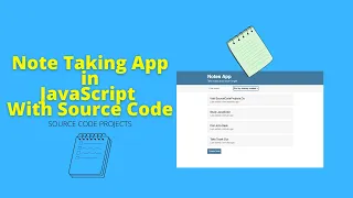 Note Taking App in JavaScript With Source Code 1080p