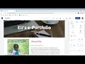 How to Make an E-Portfolio using Google Site