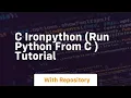C ironpython run python from c tutorial