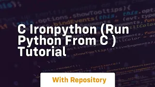 C ironpython run python from c tutorial