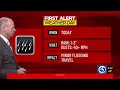 FORECAST A First Alert Weather Day for heavy rain and gusty wind today