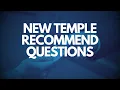 New Temple Rec Questions