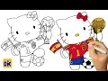 Lets DRAW HELLO KITTY As Spain Soccer Champion FIFAWorldCup2026
