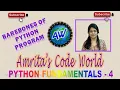 6 Python Tutorial for Beginners Expression Statement Comments Function
