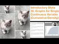 Introductory Stata 36 Graphs For Single Continuous Variable Cumulative Density Plots