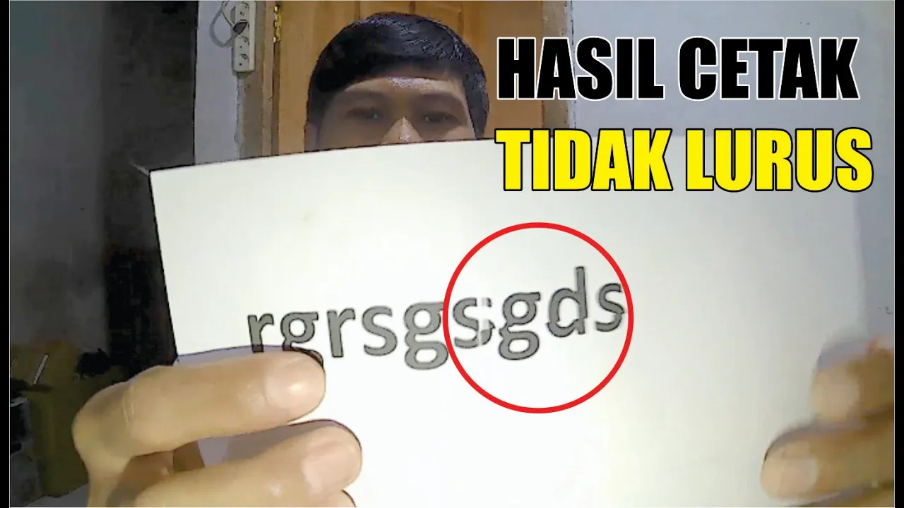 Cara Memperbaiki Hasil Print Membayang, Tebal dan Garis Tabel Tidak Lurus Printer Canon. 