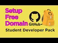 Free Domain and Web Hosting with GitHub Student Developer Pack and Namecheap